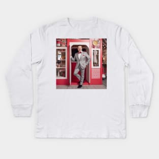 Pee Wee Herman art - design 22 Kids Long Sleeve T-Shirt